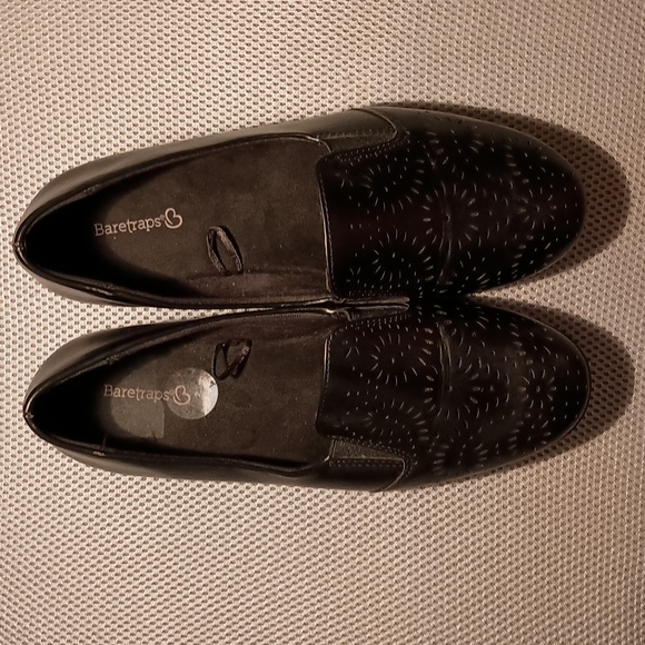 Baretrap Melina Laser Etched Wedge Heel Ultra Comfort Slip On Loafers SZ… - Picture 2 of 5